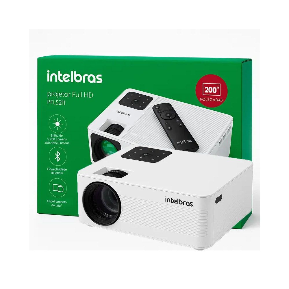 PROJETOR INTELBRAS FULL HD PFL5211 5200 LUMENS