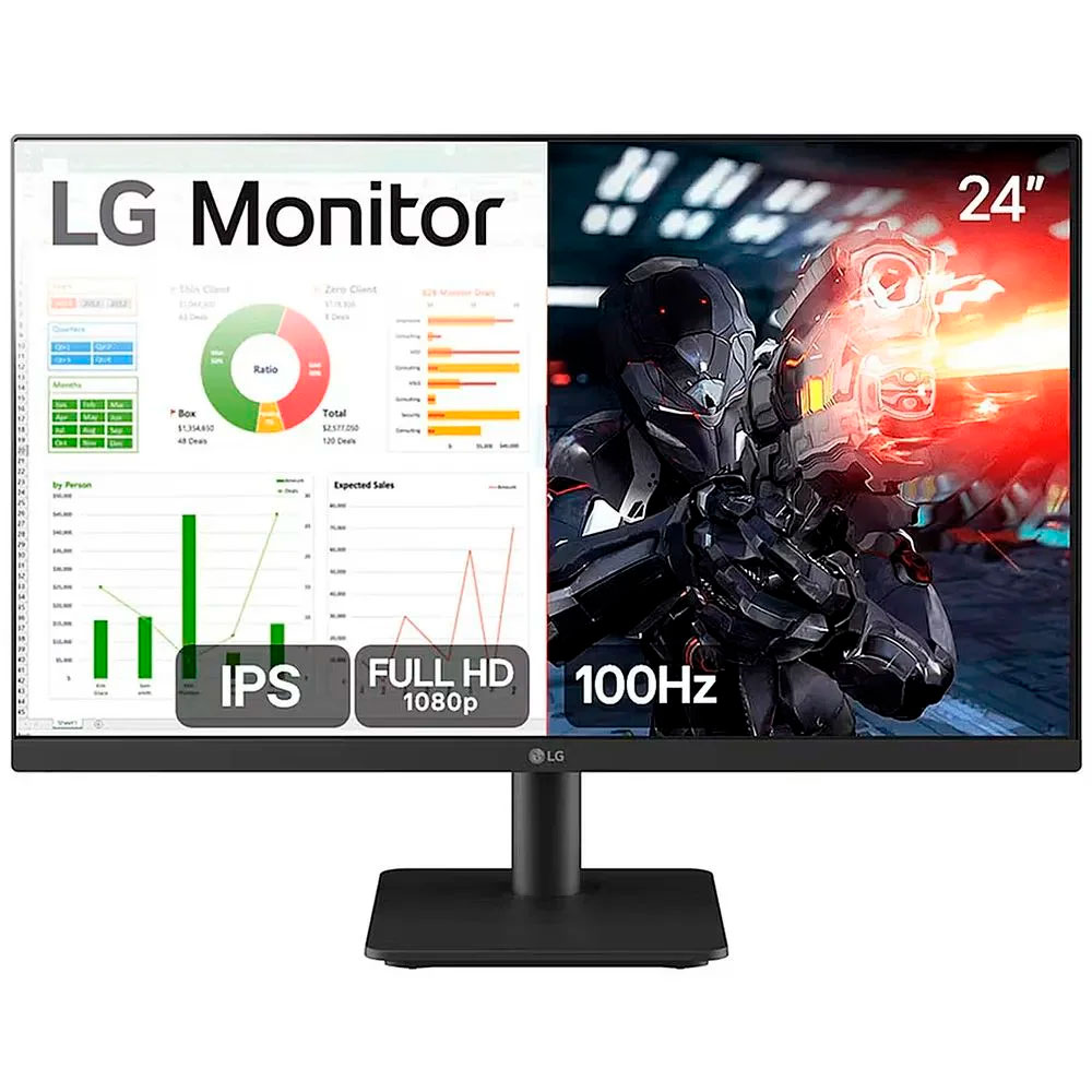 Monitor Lg Gamer 24″ 100hz 5ms Full Hd – 24ms500-b