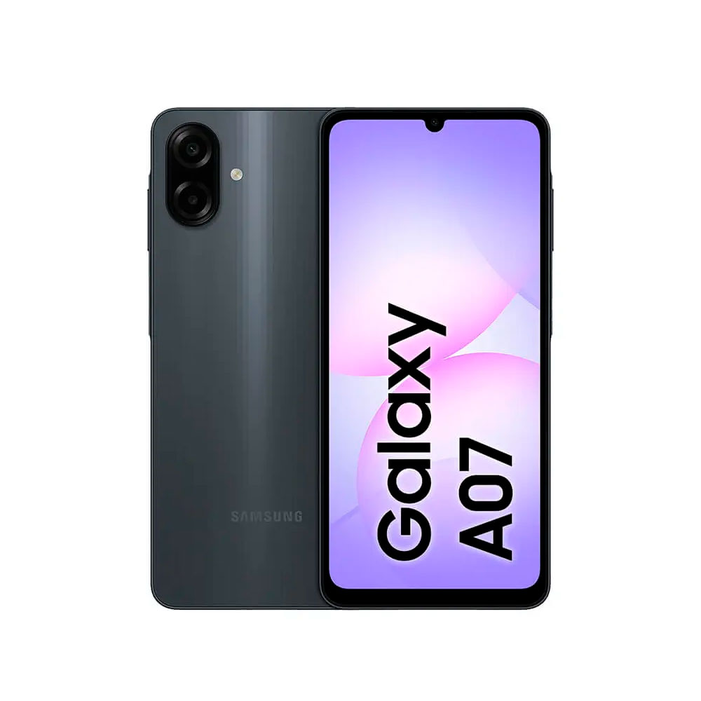Smartphone Samsung Galaxy A07 4G 128GB Cam Dupla 50MP+2MP Cam Frontal 8MP Octa-Core Tela 6.7″ Preto